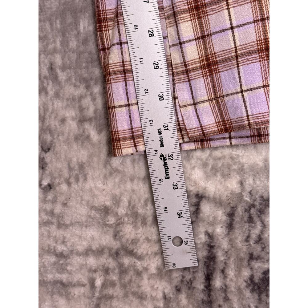 Free People Jules Pants 4 Womens Plaid Wide Leg Retro - Picture 5 of 7